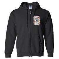 In The Garden He Walks With Me And He Talks With Me Funny Full Zip Hoodie