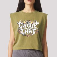 Isaacwhy The Group Garment-Dyed Women's Muscle Tee