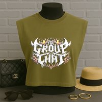 Isaacwhy The Group Garment-Dyed Women's Muscle Tee