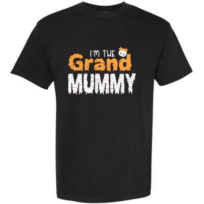 Im The Grand Mummy Funny Family Halloween Garment-Dyed Heavyweight T-Shirt