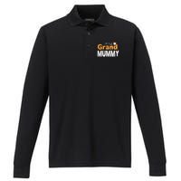 Im The Grand Mummy Funny Family Halloween Performance Long Sleeve Polo