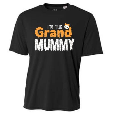 Im The Grand Mummy Funny Family Halloween Cooling Performance Crew T-Shirt