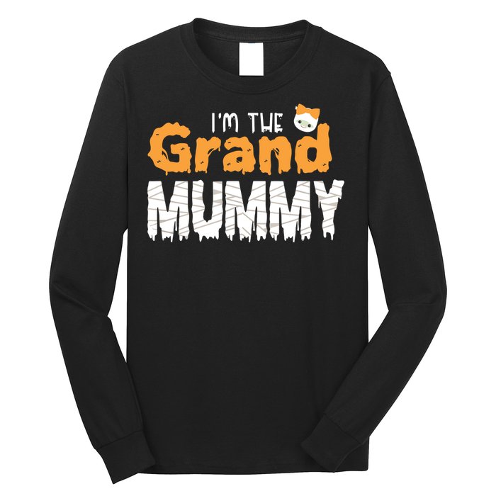 Im The Grand Mummy Funny Family Halloween Long Sleeve Shirt