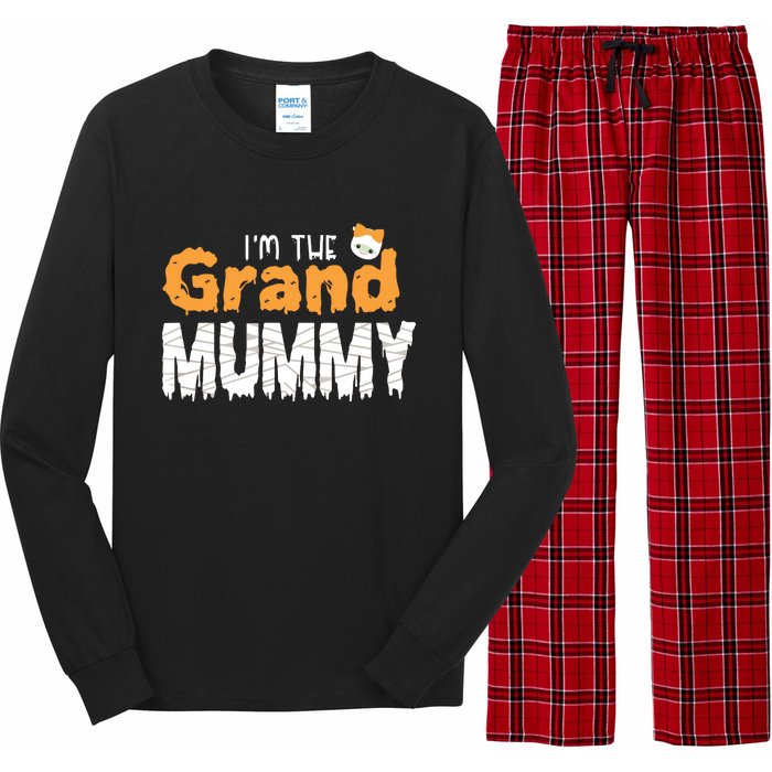 Im The Grand Mummy Funny Family Halloween Long Sleeve Pajama Set