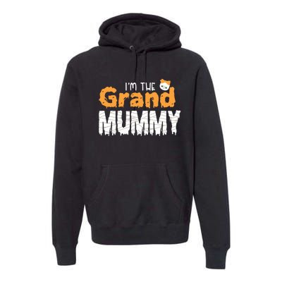 Im The Grand Mummy Funny Family Halloween Premium Hoodie