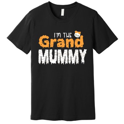 Im The Grand Mummy Funny Family Halloween Premium T-Shirt