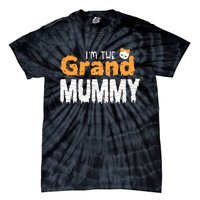 Im The Grand Mummy Funny Family Halloween Tie-Dye T-Shirt