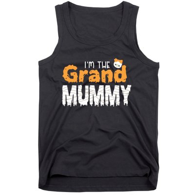 Im The Grand Mummy Funny Family Halloween Tank Top