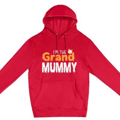 Im The Grand Mummy Funny Family Halloween Premium Pullover Hoodie