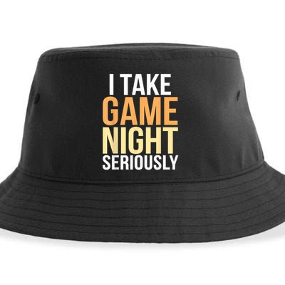 I Take Game Night Seriously Board Game Sustainable Bucket Hat