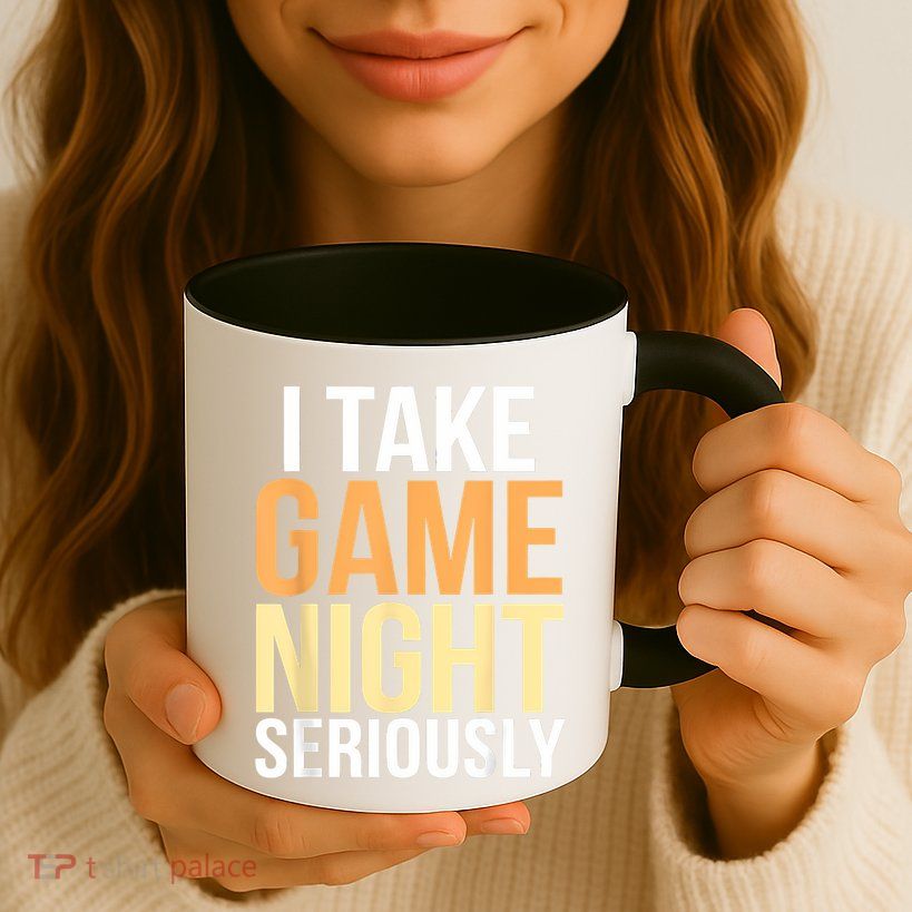I Take Game Night Seriously Board Game Mug