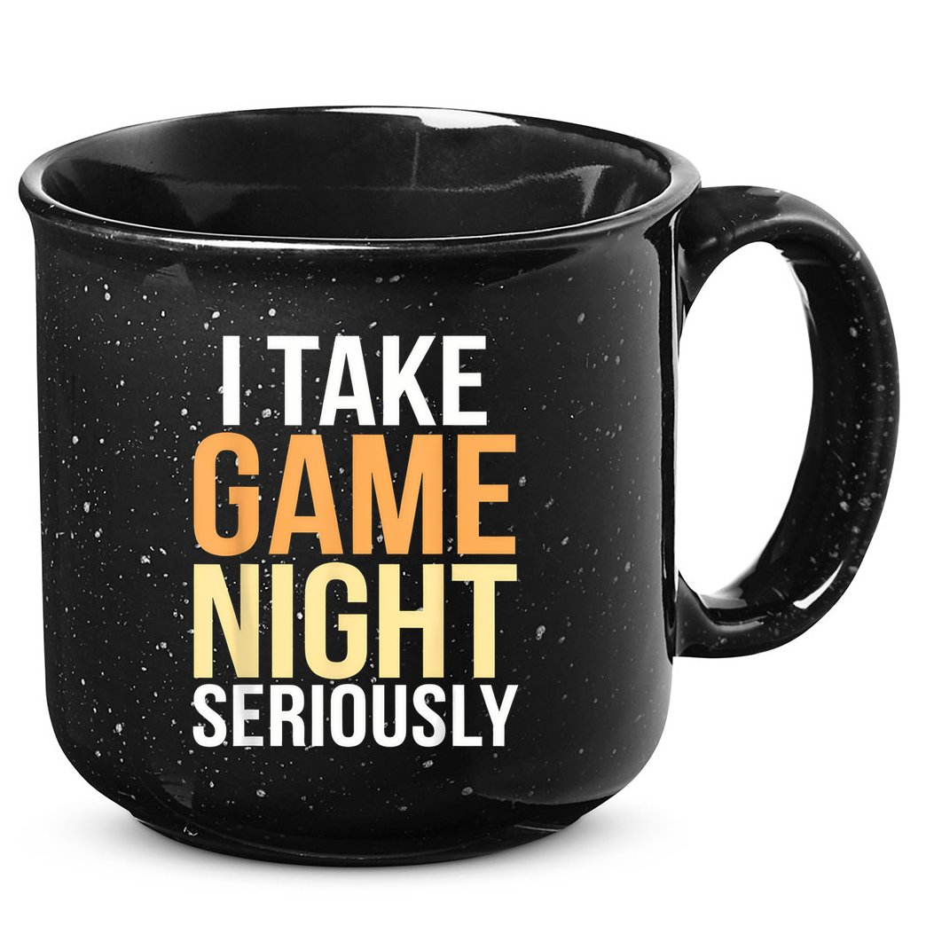 I Take Game Night Seriously Board Game 15oz Campfire Ceramic Mug