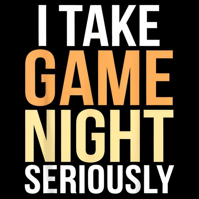 I Take Game Night Seriously Board Game Drawstring Bag