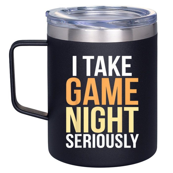 I Take Game Night Seriously Board Game 12oz Stainless Steel Coffee Mug