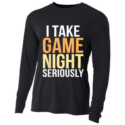I Take Game Night Seriously Board Game Cooling Performance Long Sleeve Crew
