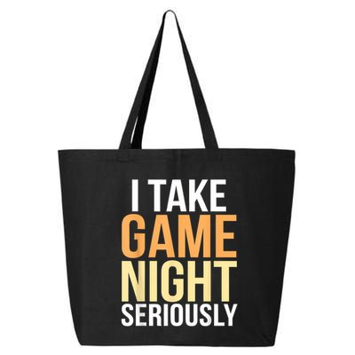 I Take Game Night Seriously Board Game 25L Jumbo Tote