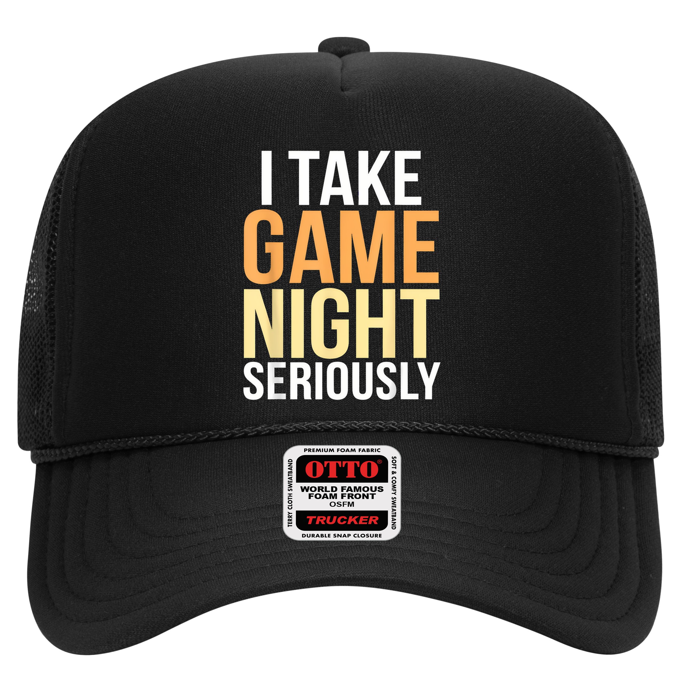 I Take Game Night Seriously Board Game Hat