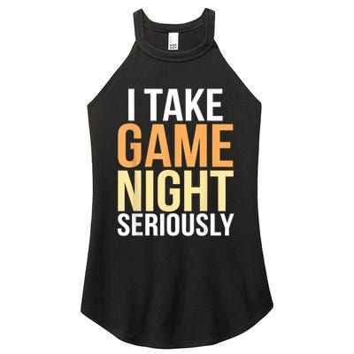 I Take Game Night Seriously Board Game Women's Perfect Tri Rocker Tank