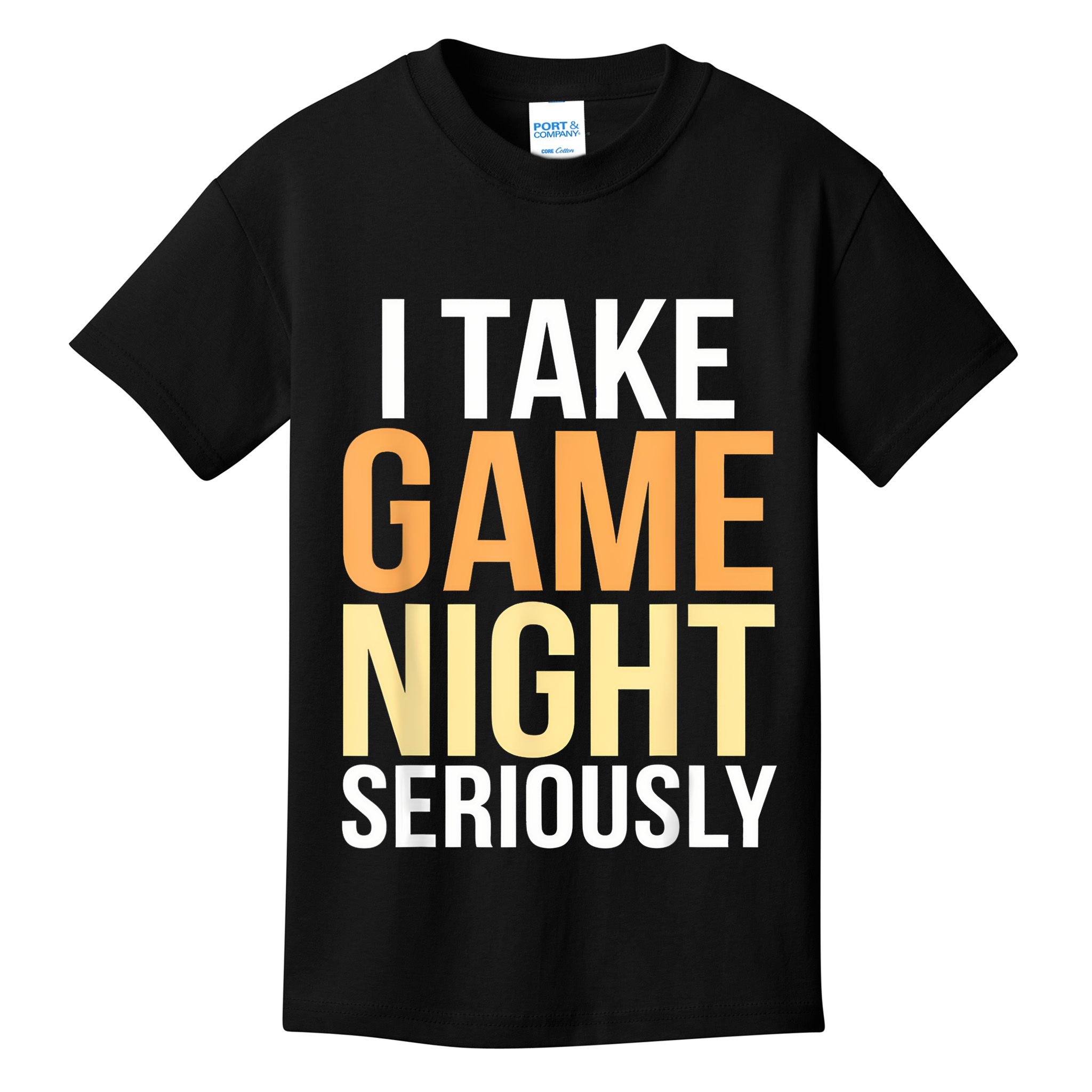 I Take Game Night Seriously Board Game Kids T-Shirt