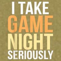 I Take Game Night Seriously Board Game Garment-Dyed Women's Muscle Tee