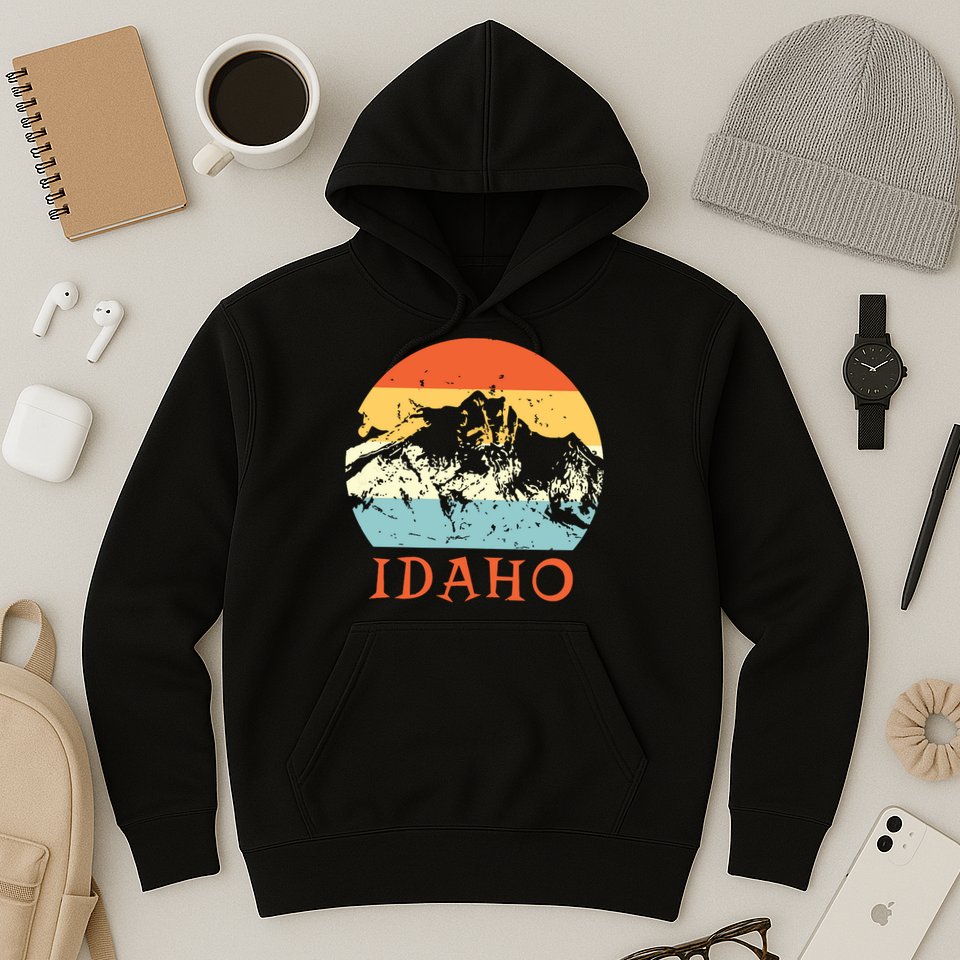 Idaho The Gem State Idaho Hoodie