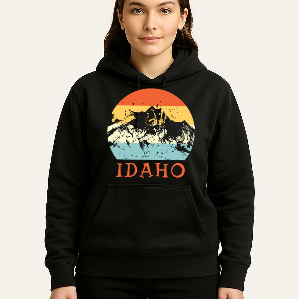 Idaho The Gem State Idaho Hoodie