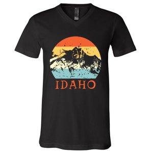 Idaho The Gem State Idaho V-Neck T-Shirt