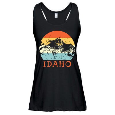 Idaho The Gem State Idaho Ladies Essential Flowy Tank