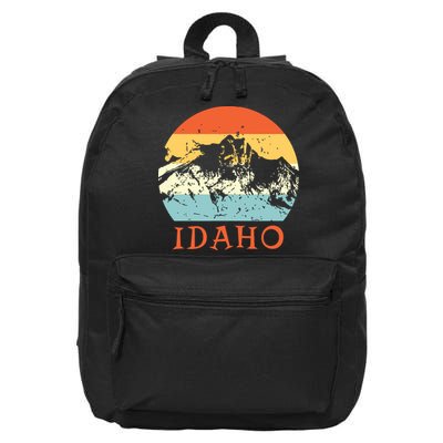 Idaho The Gem State Idaho 16 in Basic Backpack
