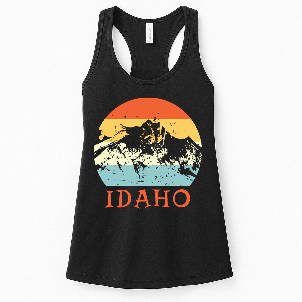Idaho The Gem State Idaho Womens Tank Top