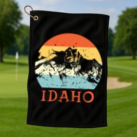 Idaho The Gem State Idaho Golf Towel