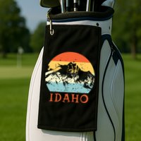 Idaho The Gem State Idaho Golf Towel