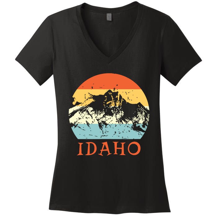 Idaho The Gem State Idaho Women's V-Neck T-Shirt