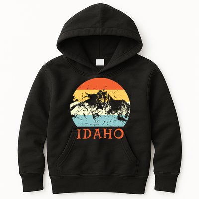 Idaho The Gem State Idaho Kids Hoodie