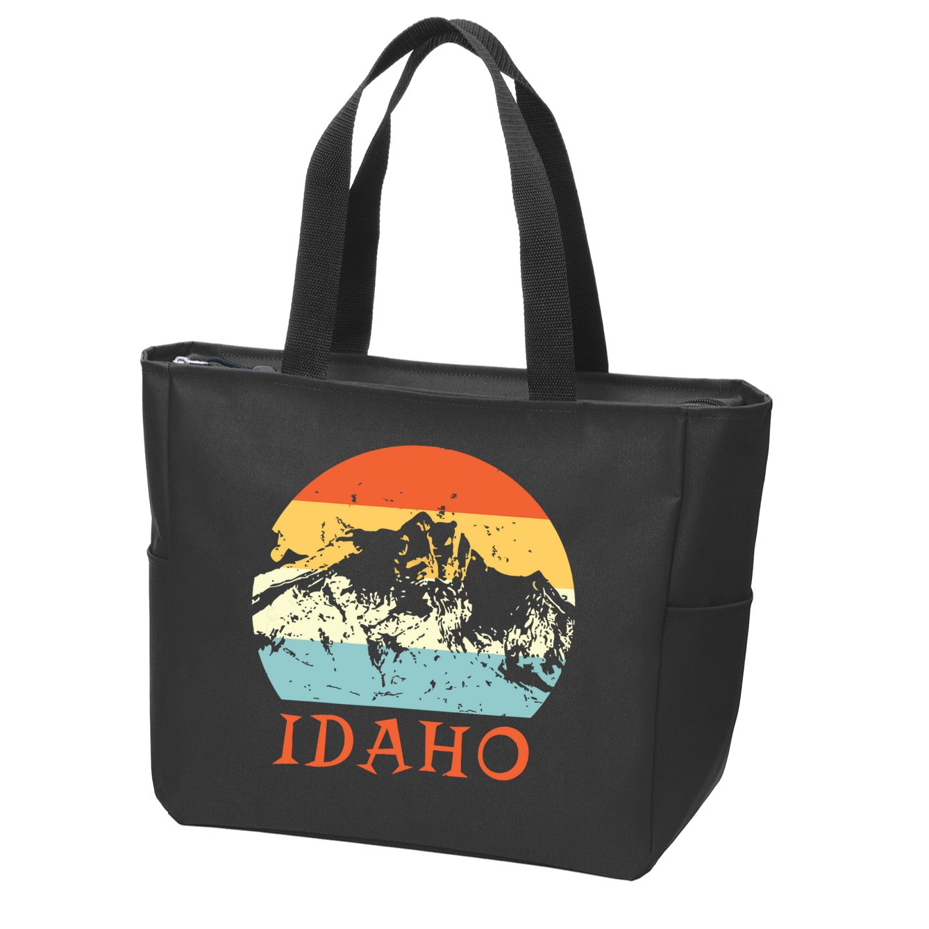 Idaho The Gem State Idaho Zip Tote Bag