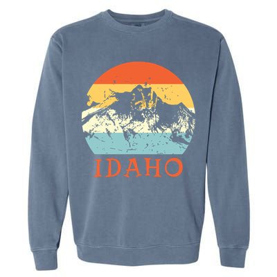 Idaho The Gem State Idaho Garment-Dyed Sweatshirt
