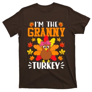 I'm The Granny Turkey Thanksgiving Thankful Blessed Pumpkin T-Shirt