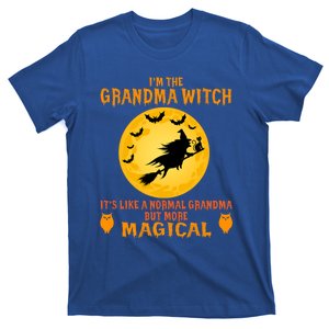 Im The Grandma Witch Halloween Magical Broom Funny Gift T-Shirt