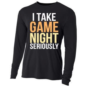 I Take Game Night Seriously Board Game Cooling Performance Long Sleeve Crew