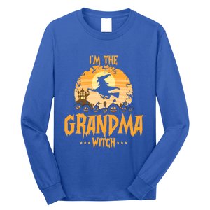 Im The Grandma Witch Matching Family Halloween Party Great Gift Long Sleeve Shirt