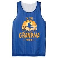 Im The Grandma Witch Matching Family Halloween Party Great Gift Mesh Reversible Basketball Jersey Tank