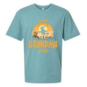 Im The Grandma Witch Matching Family Halloween Party Great Gift Sueded Cloud Jersey T-Shirt