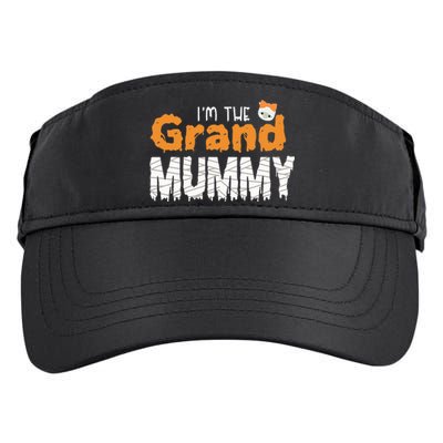 Im The Grand Mummy Funny Grandma Family Halloween Adult Drive Performance Visor