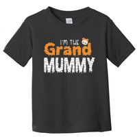 Im The Grand Mummy Funny Grandma Family Halloween Toddler T-Shirt