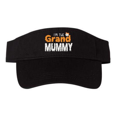 Im The Grand Mummy Funny Grandma Family Halloween Valucap Bio-Washed Visor