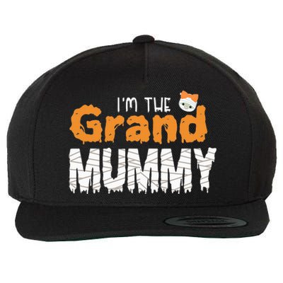 Im The Grand Mummy Funny Grandma Family Halloween Wool Snapback Cap