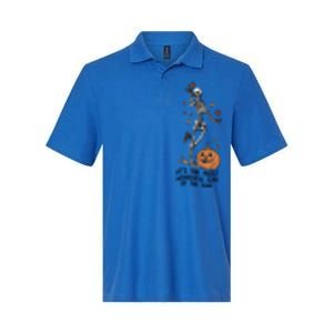 Its The Greatest Time Of The Year Funny Skeleton Halloween Cute Gift Softstyle Adult Sport Polo