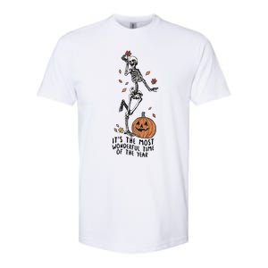 Its The Greatest Time Of The Year Funny Skeleton Halloween Cute Gift Softstyle CVC T-Shirt