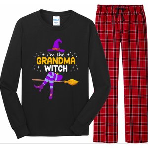 Im The Grandma Witch Halloween Family Matching Group Costume Long Sleeve Pajama Set