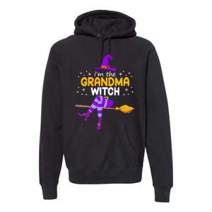 Im The Grandma Witch Halloween Family Matching Group Costume Premium Hoodie